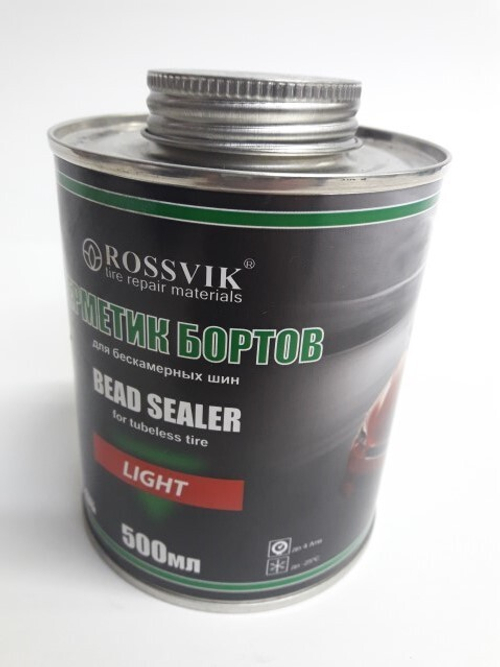Герметик для бескамерных шин 500 мл (для бортов) Light с кистью (ROSSVIK)
