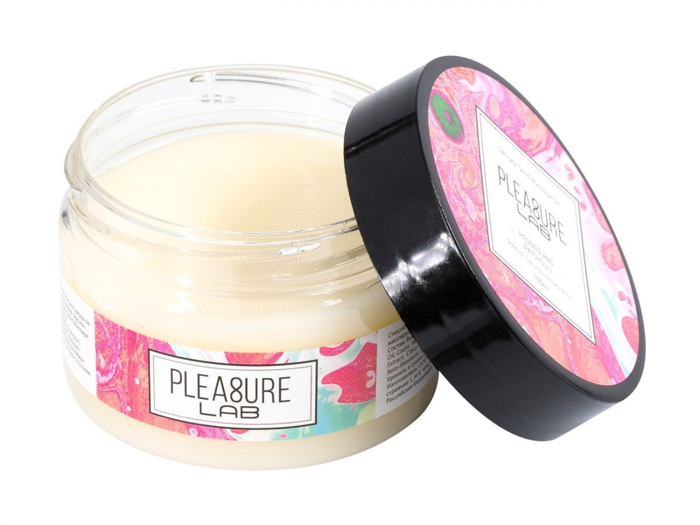 Твердое массажное масло Pleasure Lab Delicate пионы и пачули 100 мл 1034-02Lab