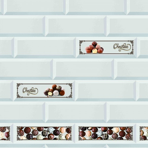 ПАНЕЛЬ ПВХ (ФАРТУК) КЕРАМИКА ЧОКО 3000Х600Х1,3ММ