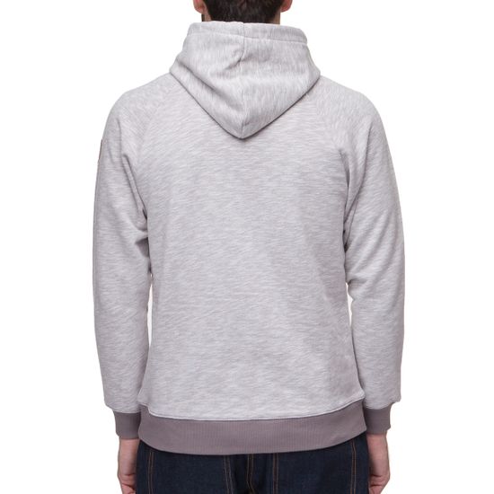 Толстовка ЗАПОРОЖЕЦ Лого с капюшоном Серо-Бежевый Меланж