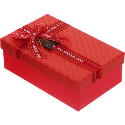 Коробка подарочная «Момент» 19*12*6,5 см, красный