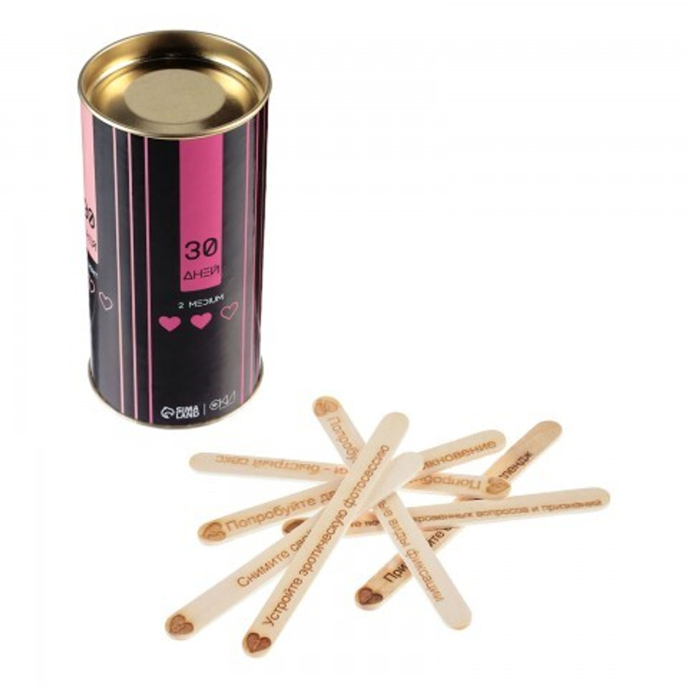 Игра для двоих Оки-Чпоки «30 дней» 18+, тубус