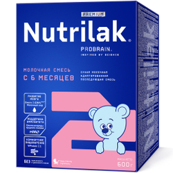 Смесь молочная Nutrilak Premium 2 с 6 месяцев 600г