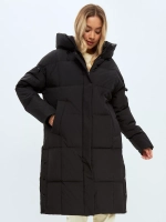 Пуховик зимний длинный с капюшоном оверсайз