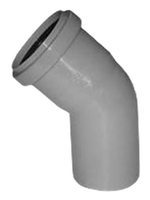 ПВХ Отвод  Ф40х45*  (160/20шт)