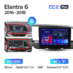 Teyes CC2 Plus 9" для Hyundai Elantra 2016-2018