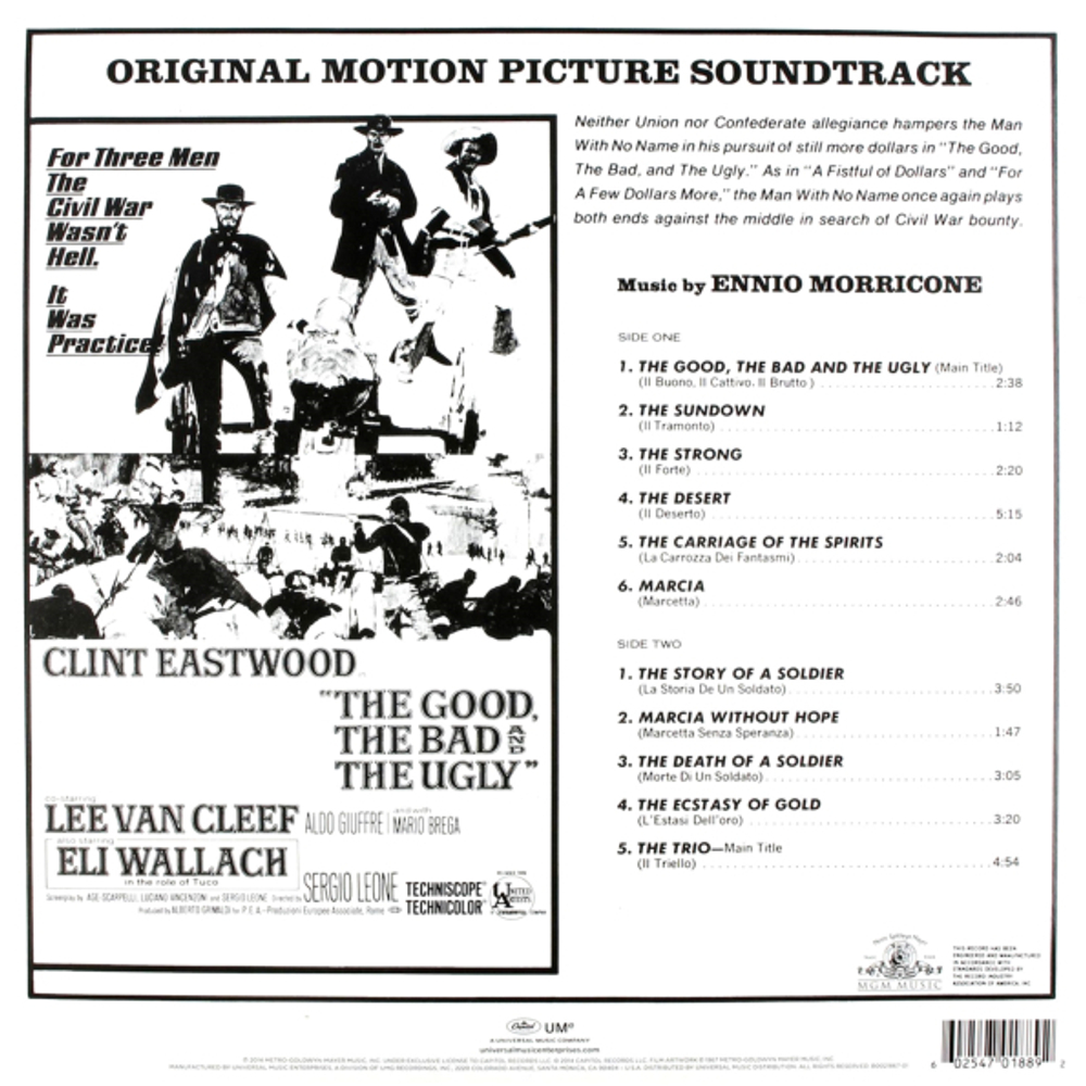 Soundtrack / Ennio Morricone: The Good, The Bad And The Ugly (LP)