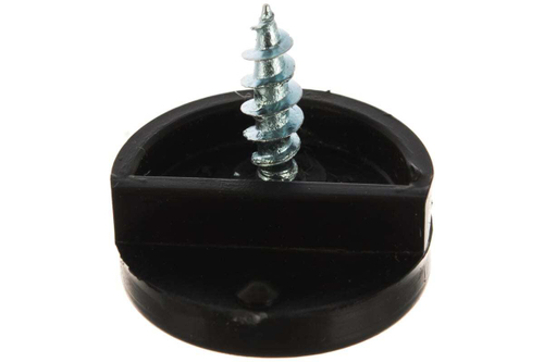 ЗЕРКАЛОДЕРЖАТЕЛЬ СТРОЙБАТ ПЛАСТ.С ШУР. (ЧЕРНЫЙ 8 ШТ)