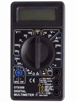 Портативный мультиметр токоизмерительный цифровой (тестер электрический), DT-830B