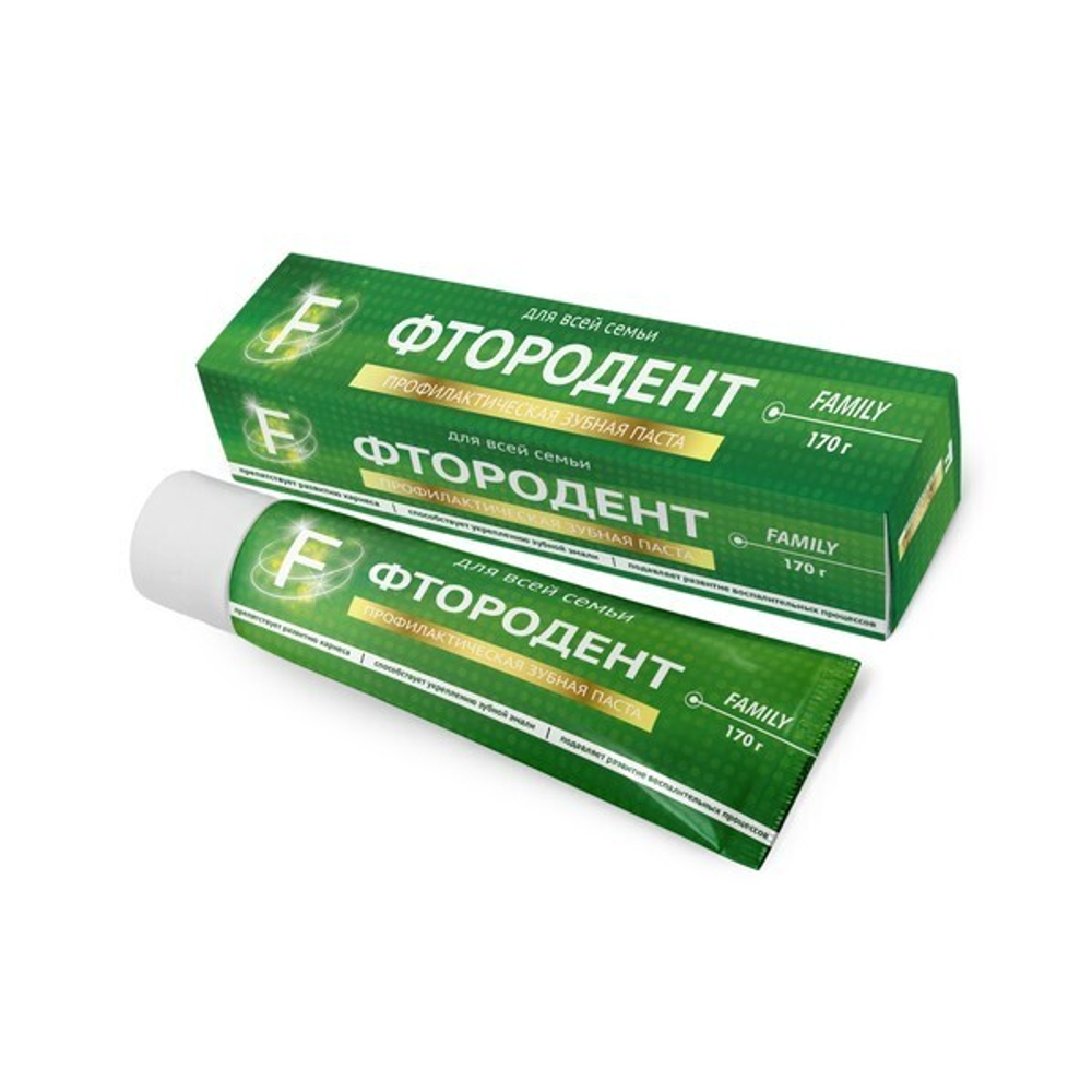 Зубная паста Vilsendent «Фтородент F» Family для всей семьи, 170г
