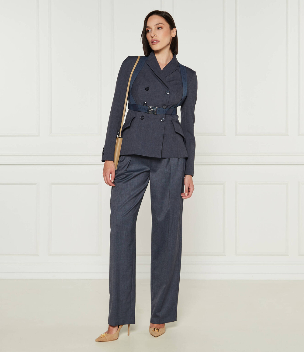 Жакет Elisabetta Franchi - темно-синий(GI11847E2)