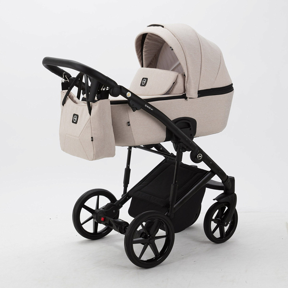 Детская коляска Adamex Mobi 2 в 1 M-TK20 Светло-бежевый