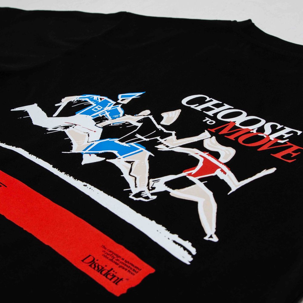Футболка Dissident Choose Move черная