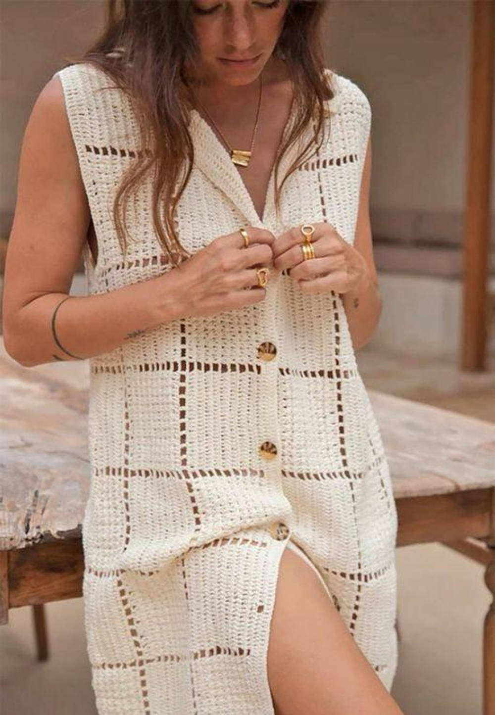 Марафон по вязанию платья-туники крючком "Temperance"