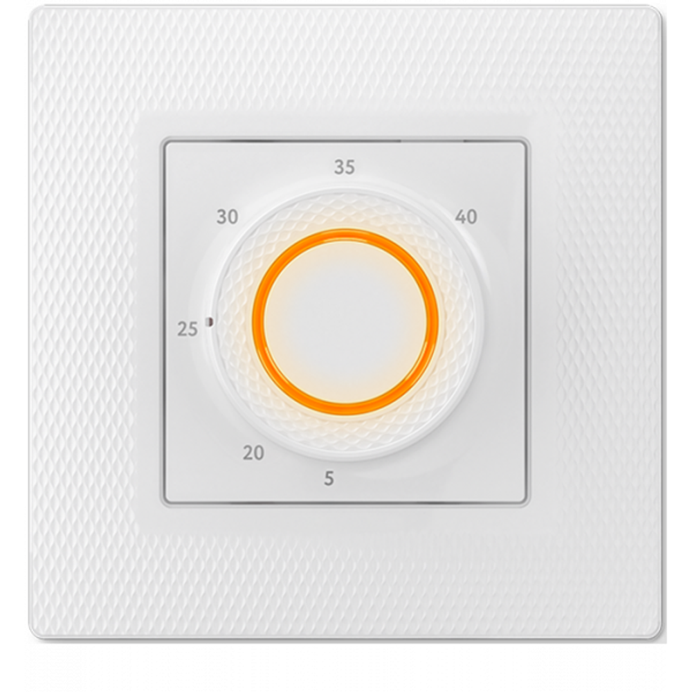 Терморегулятор ТЕПЛОЛЮКС 25 LumiSmart белый, цифровое управление