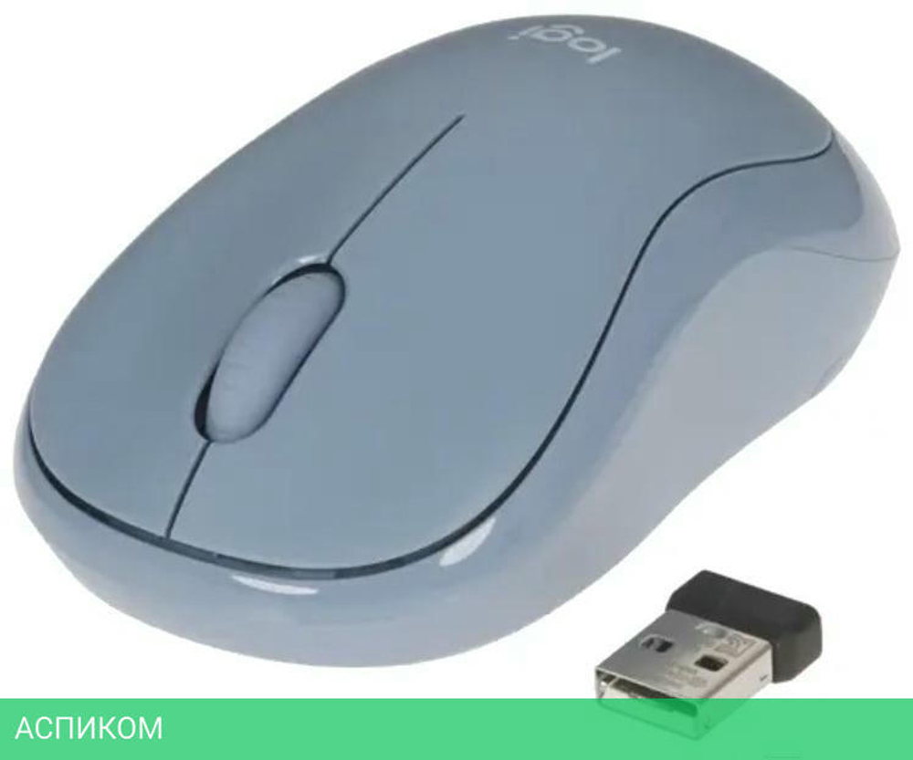 Мышь Logitech M221 синий/серый (910-006111)