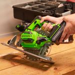 Аккумуляторная циркулярная пила Greenworks GD24CS, 1500907,24v, без АКБ и ЗУ