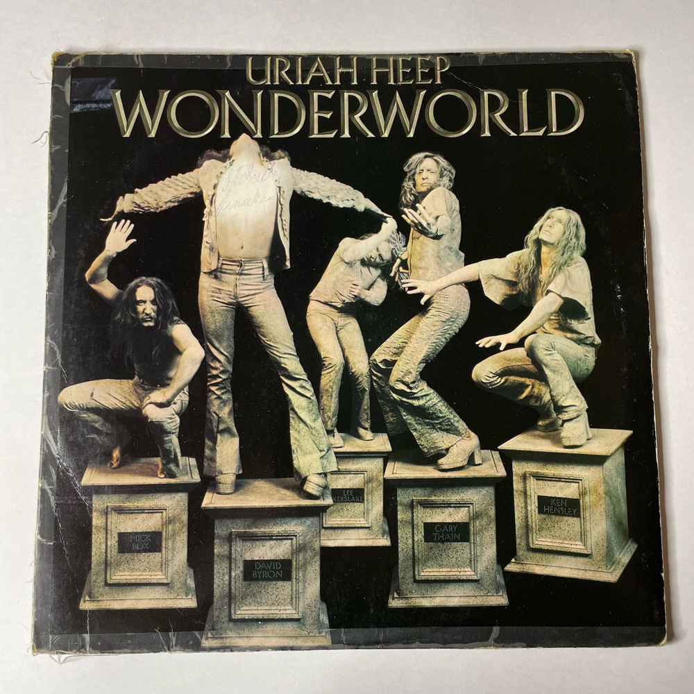 Винтажная виниловая пластинка LP Uriah Heep Wonderworld (Дания 1974)