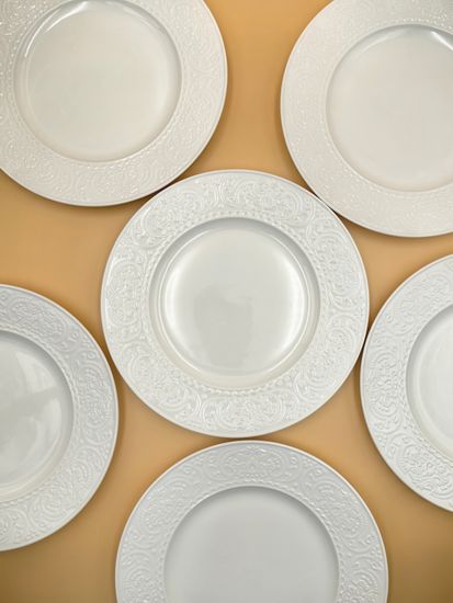 Тарелка обеденная 27 см. набор 6 шт. Ажур классик