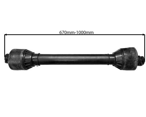 Вал карданный для навесного оборудования 6 х 8  L=670-1000 крест (28X73)