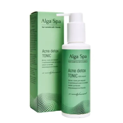 Детокс-тоник Alga Spa для жирной и проблемной кожи «Acne detox TONIC», 150мл