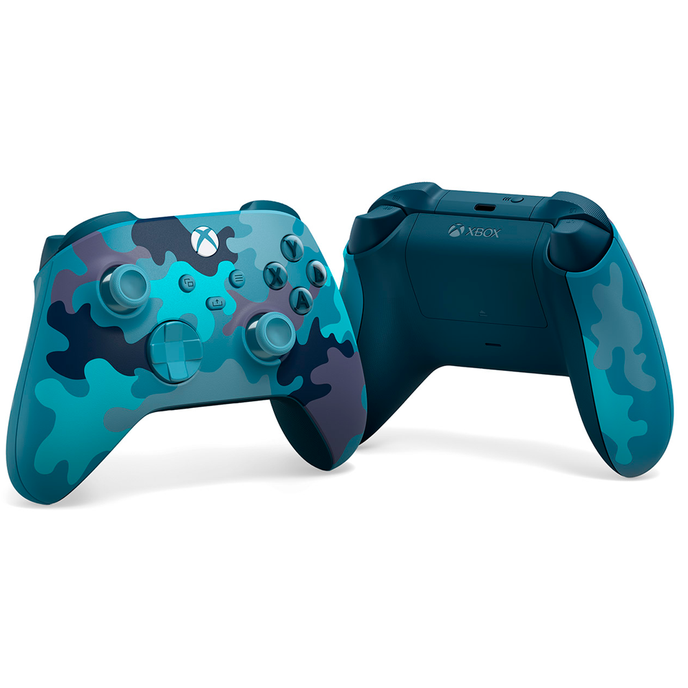 Беспроводной геймпад Microsoft Xbox Wireless Controller, Mineral Camo (Синий)