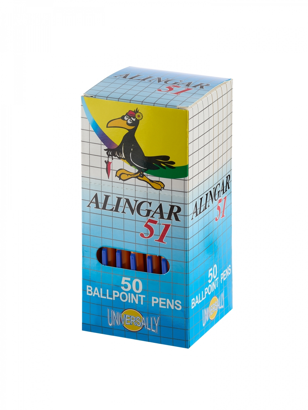 Ручка шариковая Alingar "51" синяя, 1,0мм