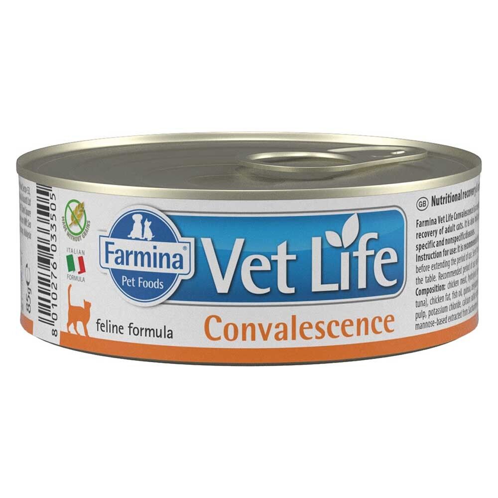 Farmina Vet Life Cat Convalescence 85г - диета паштет для кошек в период восстановления