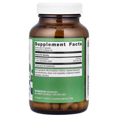 Metagenics, SpectraZyme®, ферменты расщепления глютена, 90 капсул (138 мг в 1 капсуле)