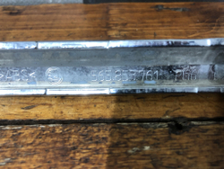 Молдинг решетки радиатора Skoda Kodiaq 16-22 Б/У Оригинал 565853761