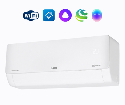 Сплит-система инверторного типа Ballu Odyssey Pro DC BSOI-08HN8/ERP комплект