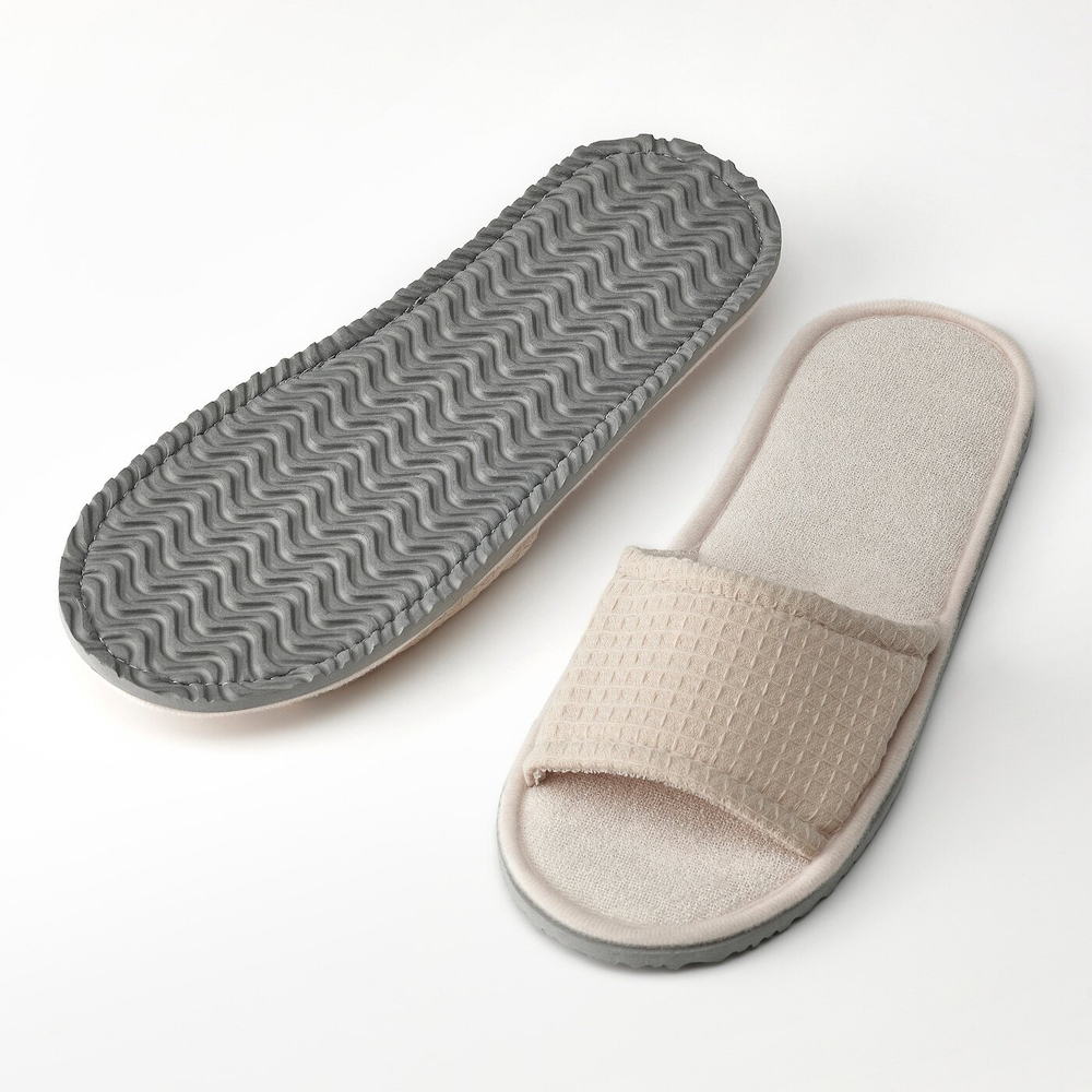 IKEA SKOVELSJÖN  (ИКЕА СКОВЕЛСЙÖН)  -  Тапочки, бежевый, L/XL