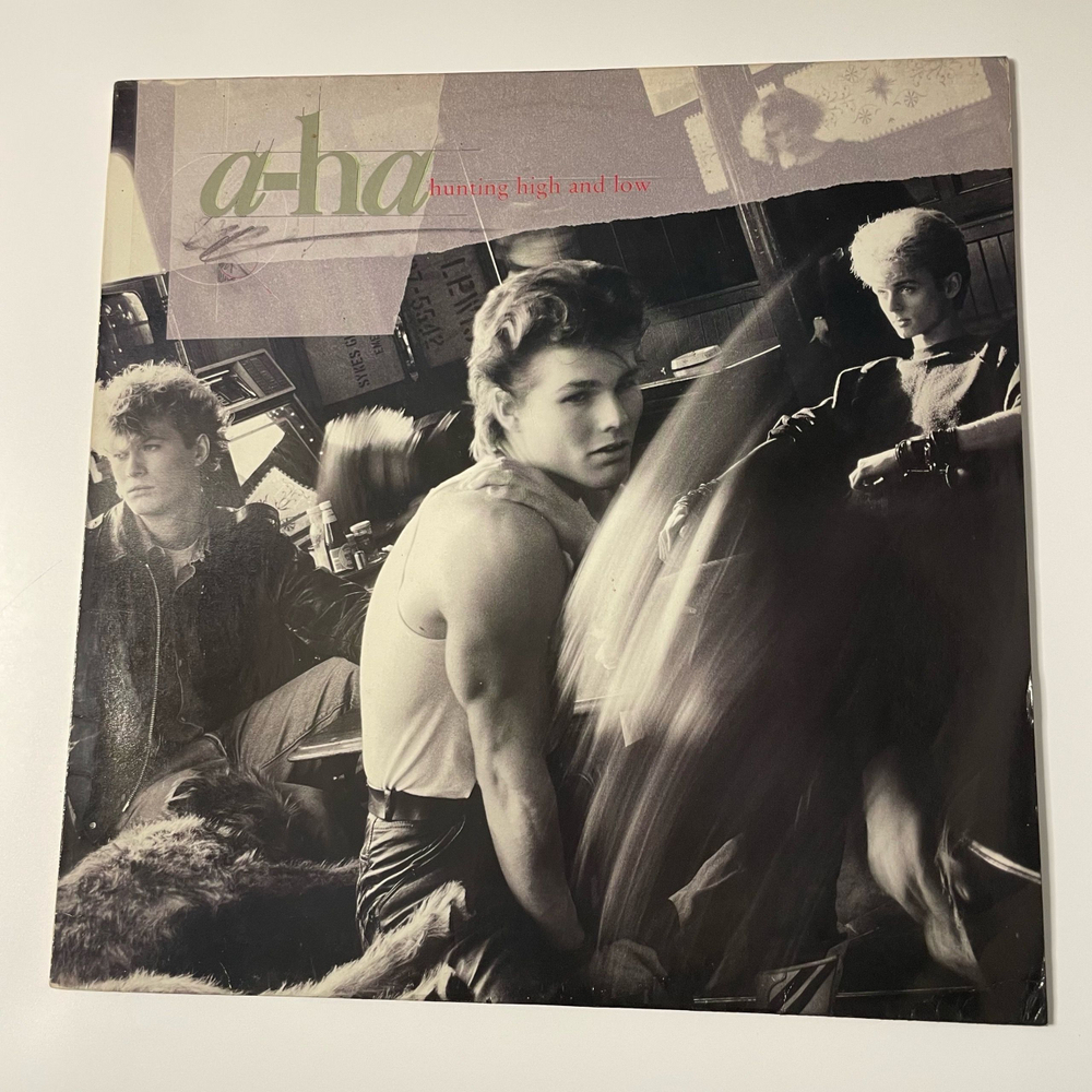 Винтажная виниловая пластинка LP A ha Hunting High And Low (Германия 1985) Take On Me