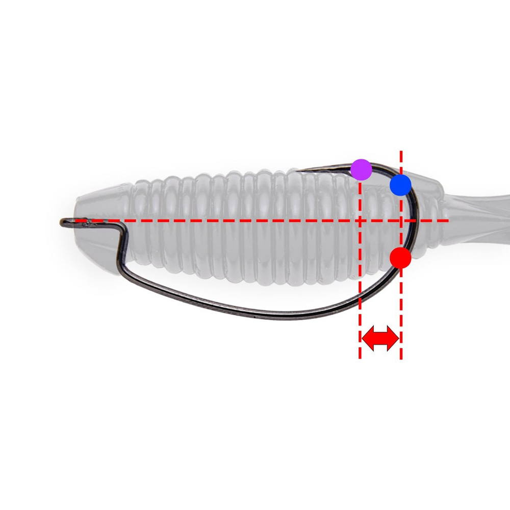 Приманка силиконовая Keitech Flapper Grub 4", 6,4г, цвет #008 Scuppernong