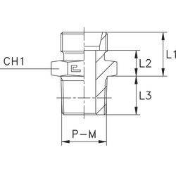 Штуцер FC DS30 NPT 1 (корпус)