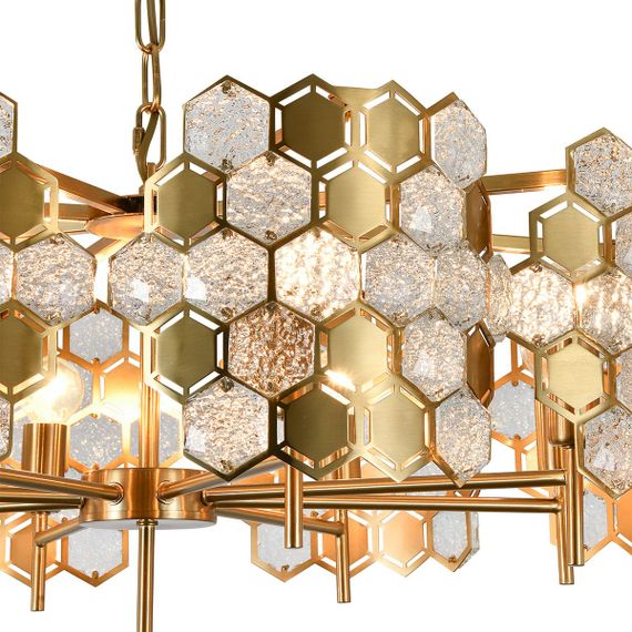 Подвесная люстра Indigo Delizia 12047/8P Brass V000572