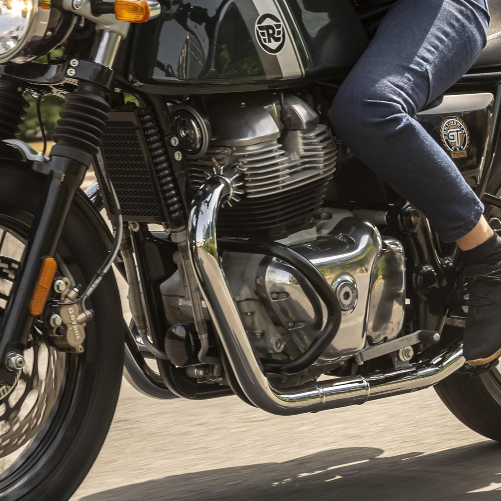 Дуги защитные компактные Royal Enfield Black Compact Engine Guard - Interceptor 650, Continental GT 650, 1990408