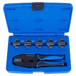 KING TONY (42107GX) Кримпер храповичный для обжима изолированных наконечников, 7 предметов, кейс