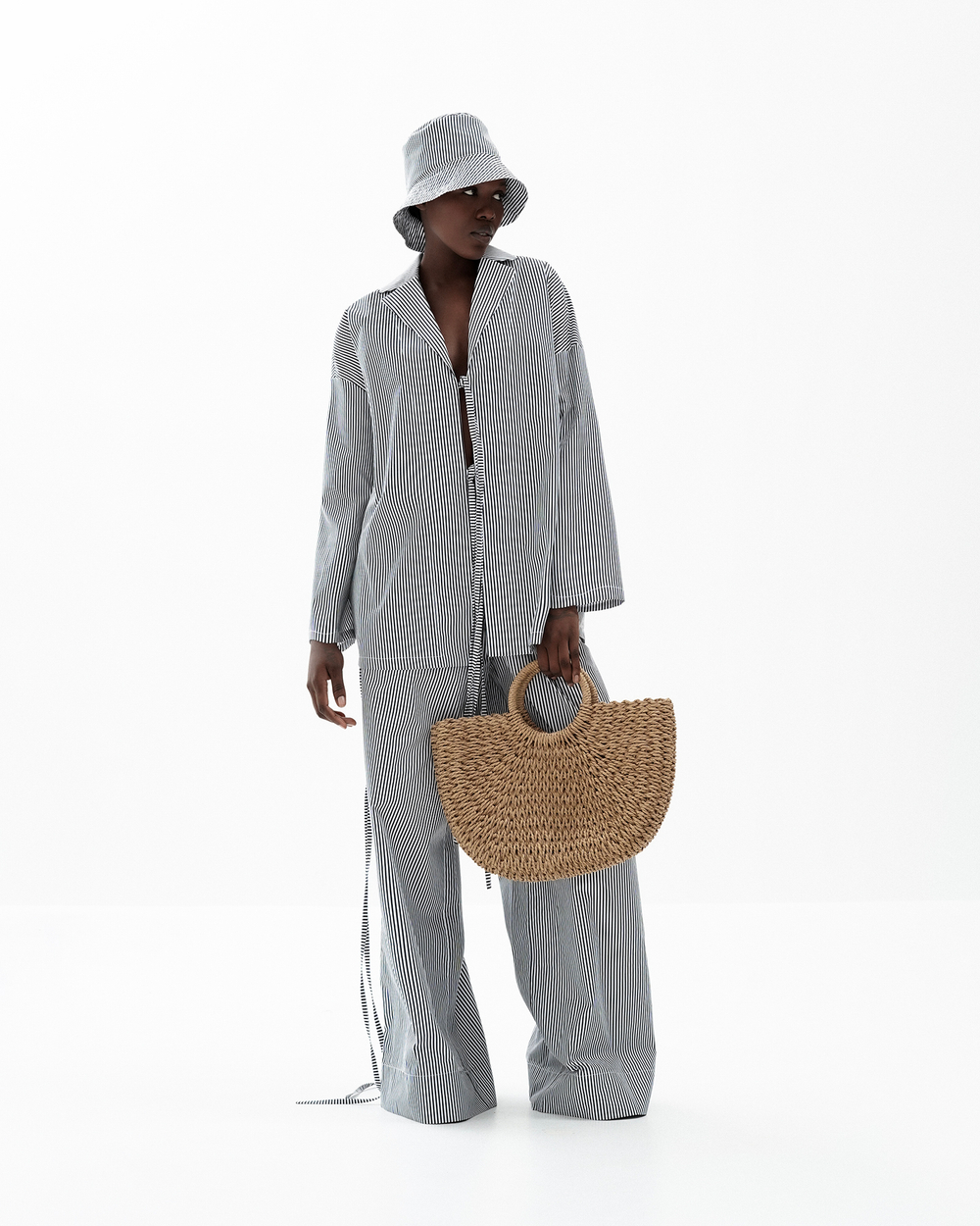 №038 Пижама городская (синяя полоска)