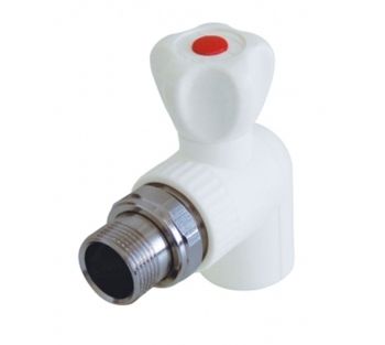 Кран шаров. разбор. угл. с накид. гайкой KALDE 20x1/2"