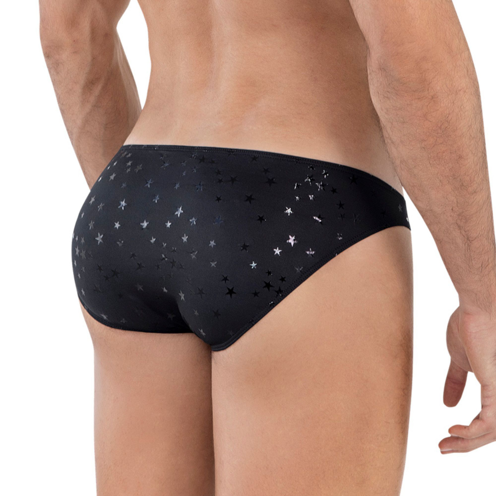 Черные трусы-слипы со звездочками Illusion Brief Bikini (Размер: M) (Цвет: черный)