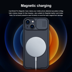 Чехол от Nillkin с поддержкой магнитной зарядки для iPhone 14 и 13, с защитной шторкой камеры, серия CamShield Pro Magnetic Case