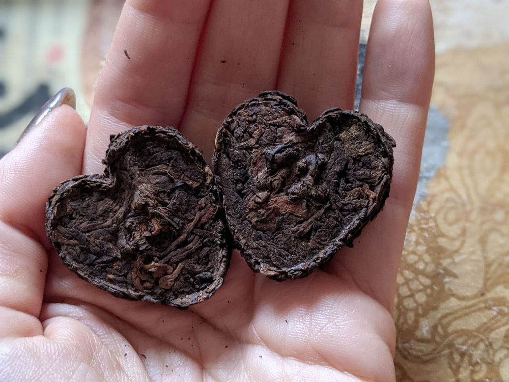 Шу пуэр в сердечках, 16 гр