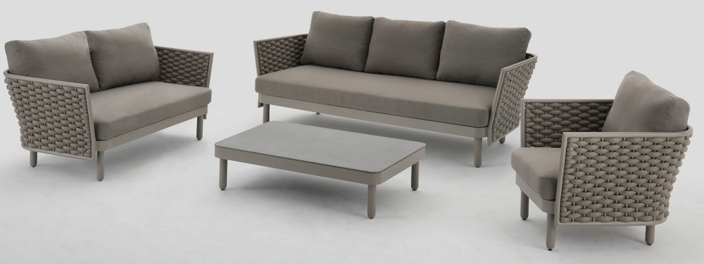 Диван плетеный двухместный Tagliamento Leon