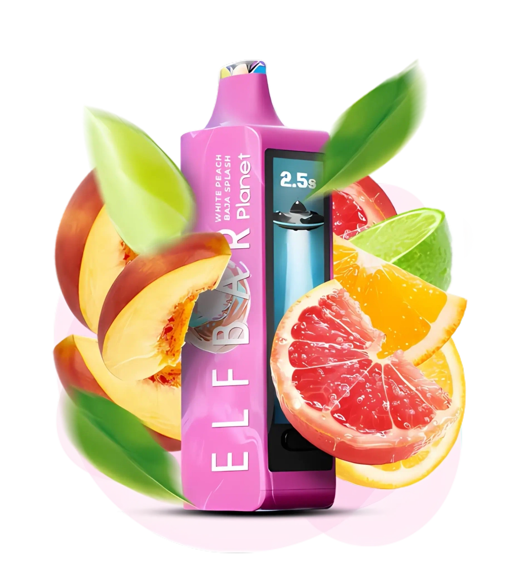 Elf Bar Planet 25000 - White Peach Baja Splash