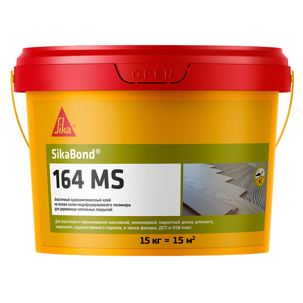 SikaBond®-164 MS Эластичный клей для деревянных напольных покрытий 15 кг