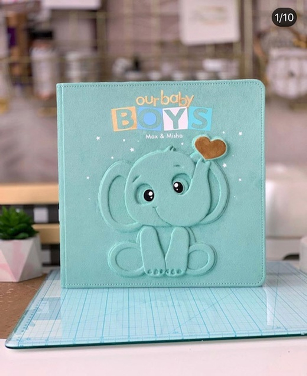 Заготовка для тиснения "Слоник" 14х15,5 см