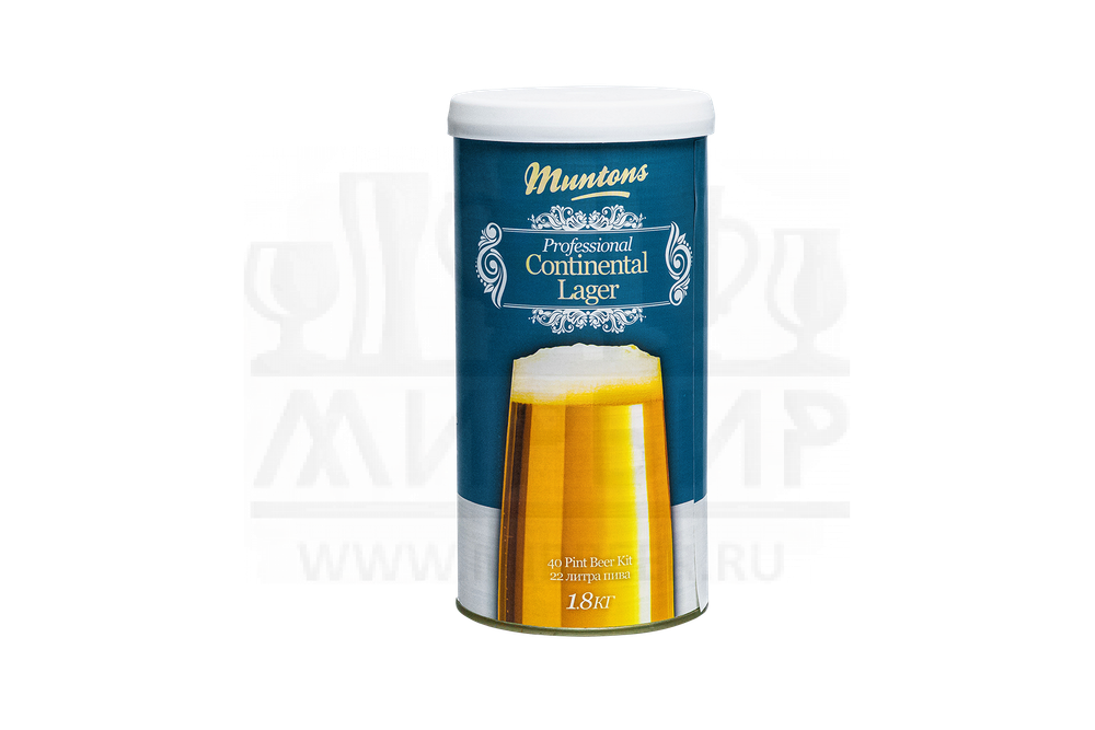 Солодовый экстракт Muntons "Continental Lager", 1,8 кг