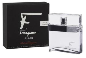 Salvatore Ferragamo F By Ferragamo Black Pour Homme