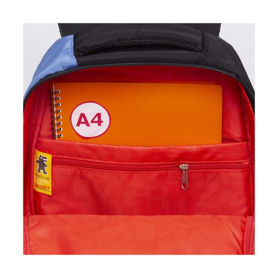 Çanta \ Bag \ RU-330-1 Рюкзак (/4 черный - голубой)